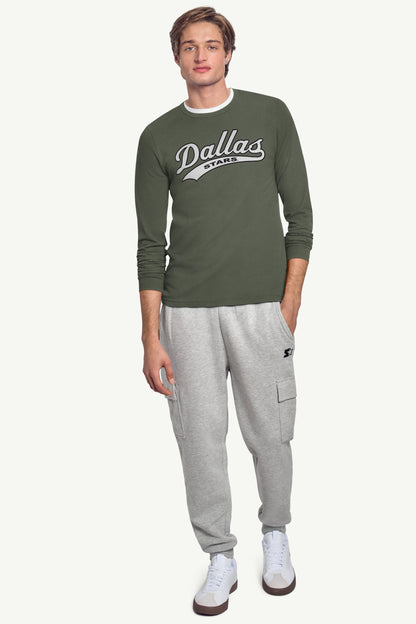 MENS DALLAS STARS TAILSWEEP LONG SLEEVE T SHIRT