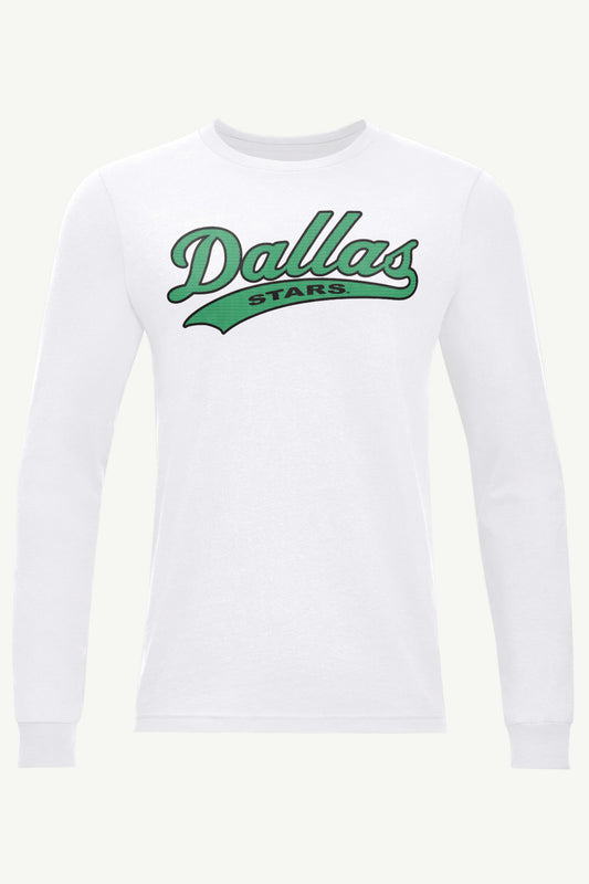 MENS DALLAS STARS TAILSWEEP LONG SLEEVE T SHIRT