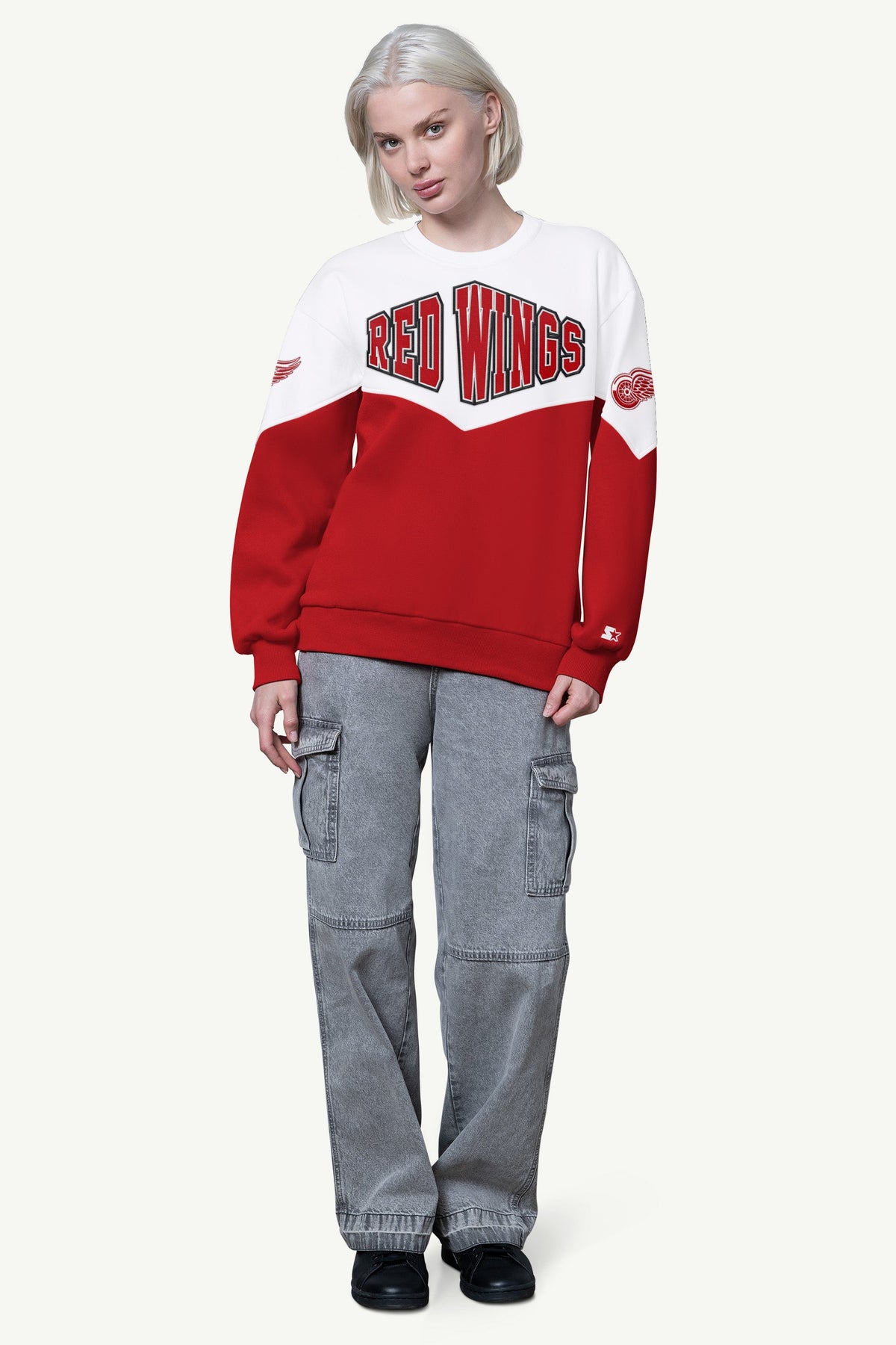 WOMENS DETROIT RED WINGS CLUTCH HIT FLEECE