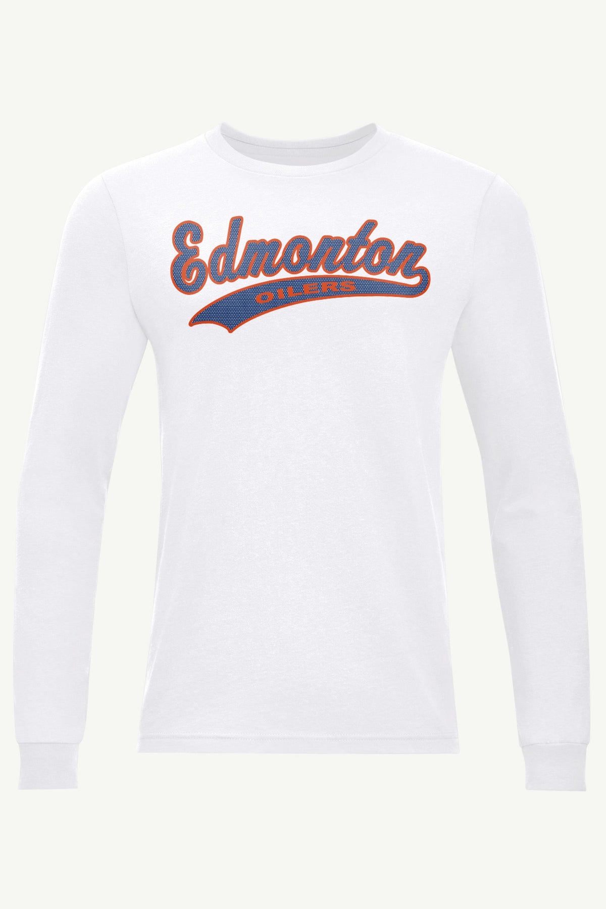 MENS EDMONTON OILERS TAILSWEEP LONG SLEEVE T SHIRT