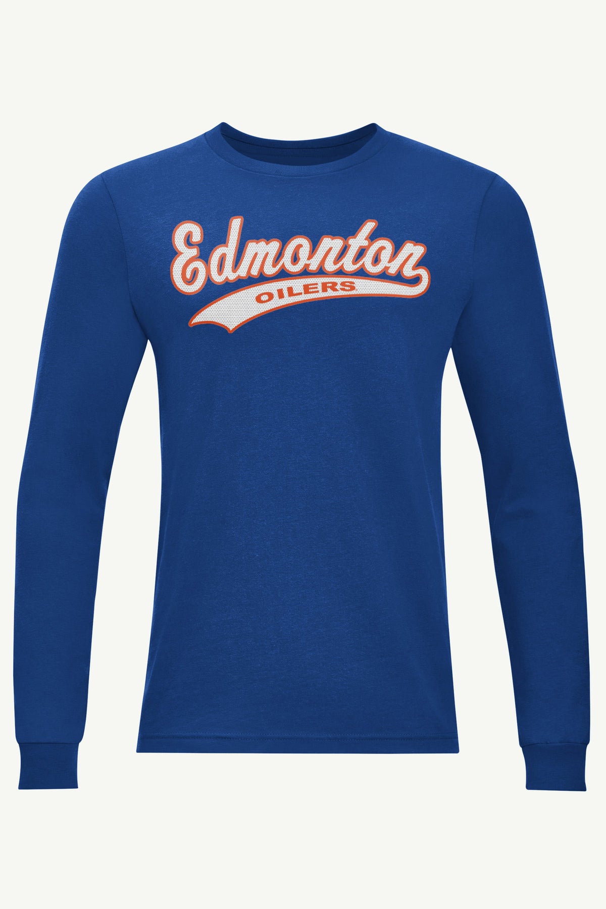 MENS EDMONTON OILERS TAILSWEEP LONG SLEEVE T SHIRT