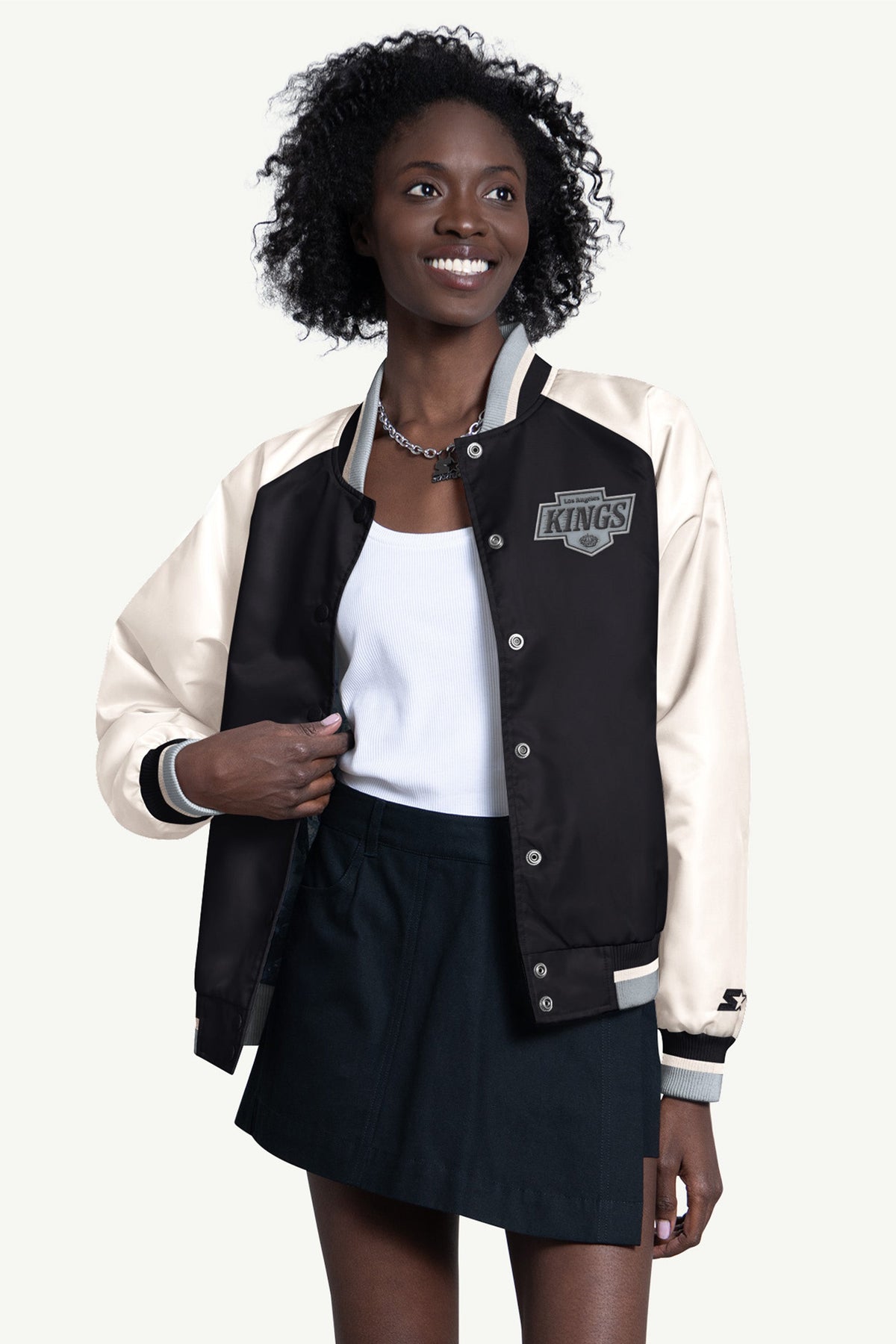 WOMENS LOS ANGELES KINGS BLITZ VARSITY JACKET