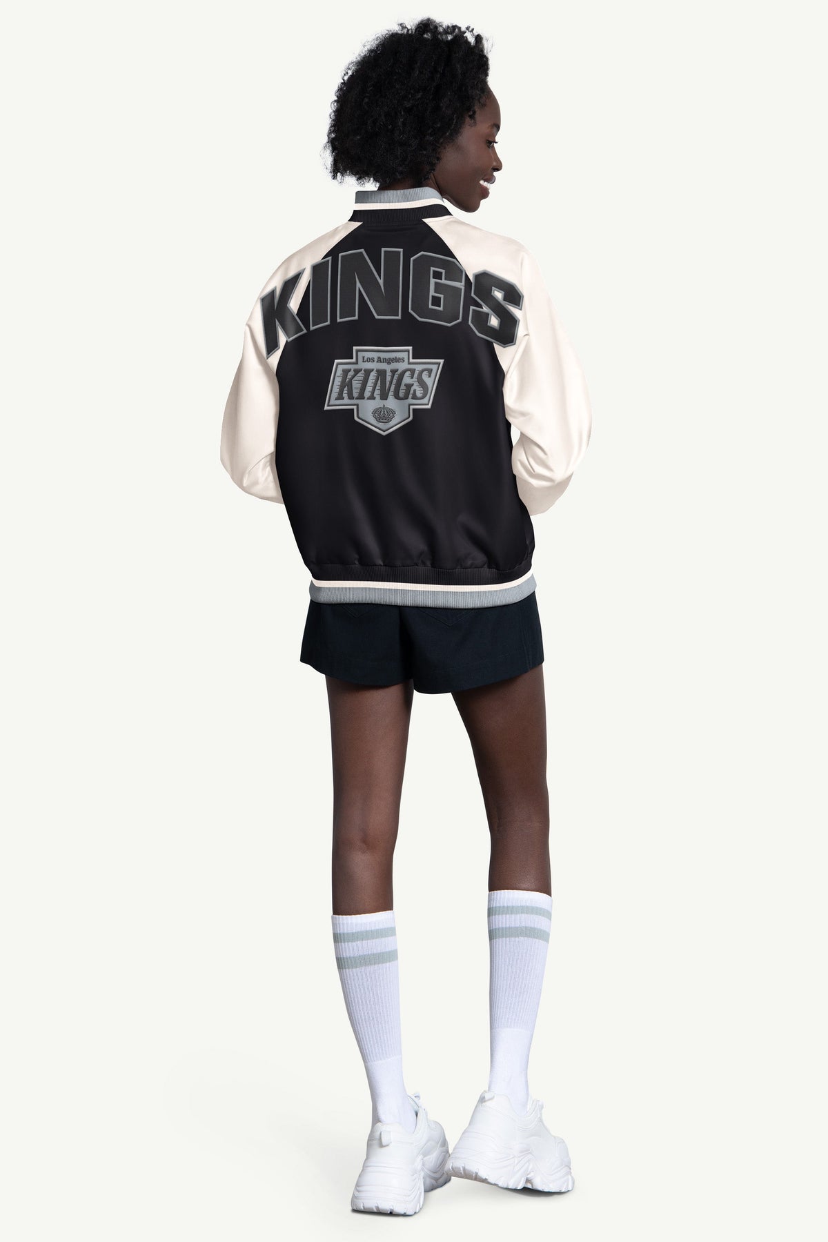 WOMENS LOS ANGELES KINGS BLITZ VARSITY JACKET