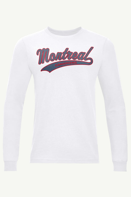 MENS MONTREAL CANADIENS TAILSWEEP LONG SLEEVE T SHIRT