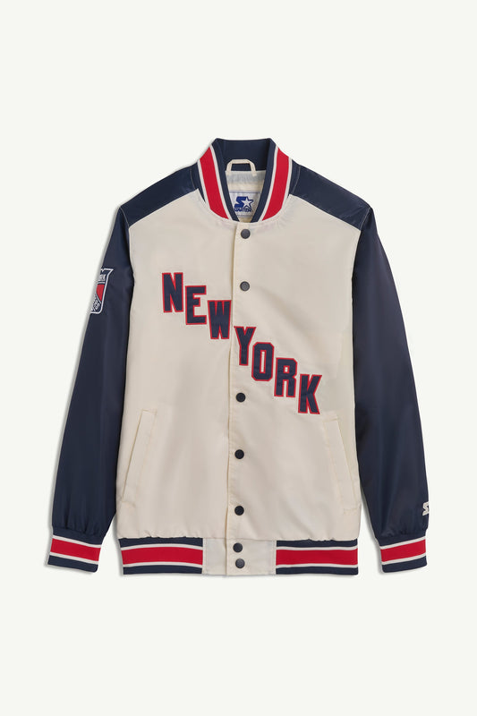 NEW YORK RANGERS THE RENEGADE VARSITY JACKET