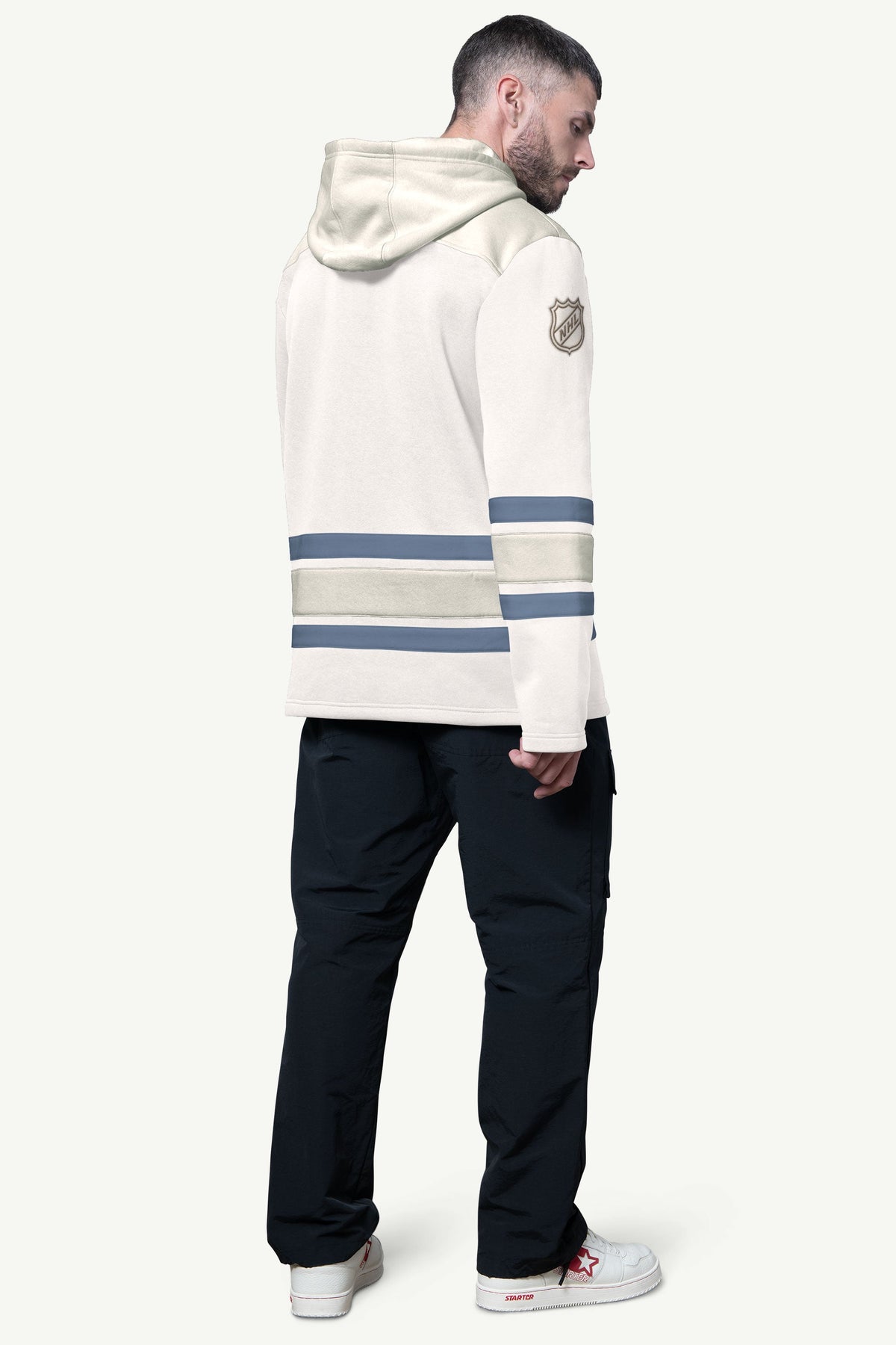 MENS SEATTLE KRAKEN SLAP SHOT HOODED HOCKEY PULLOVER