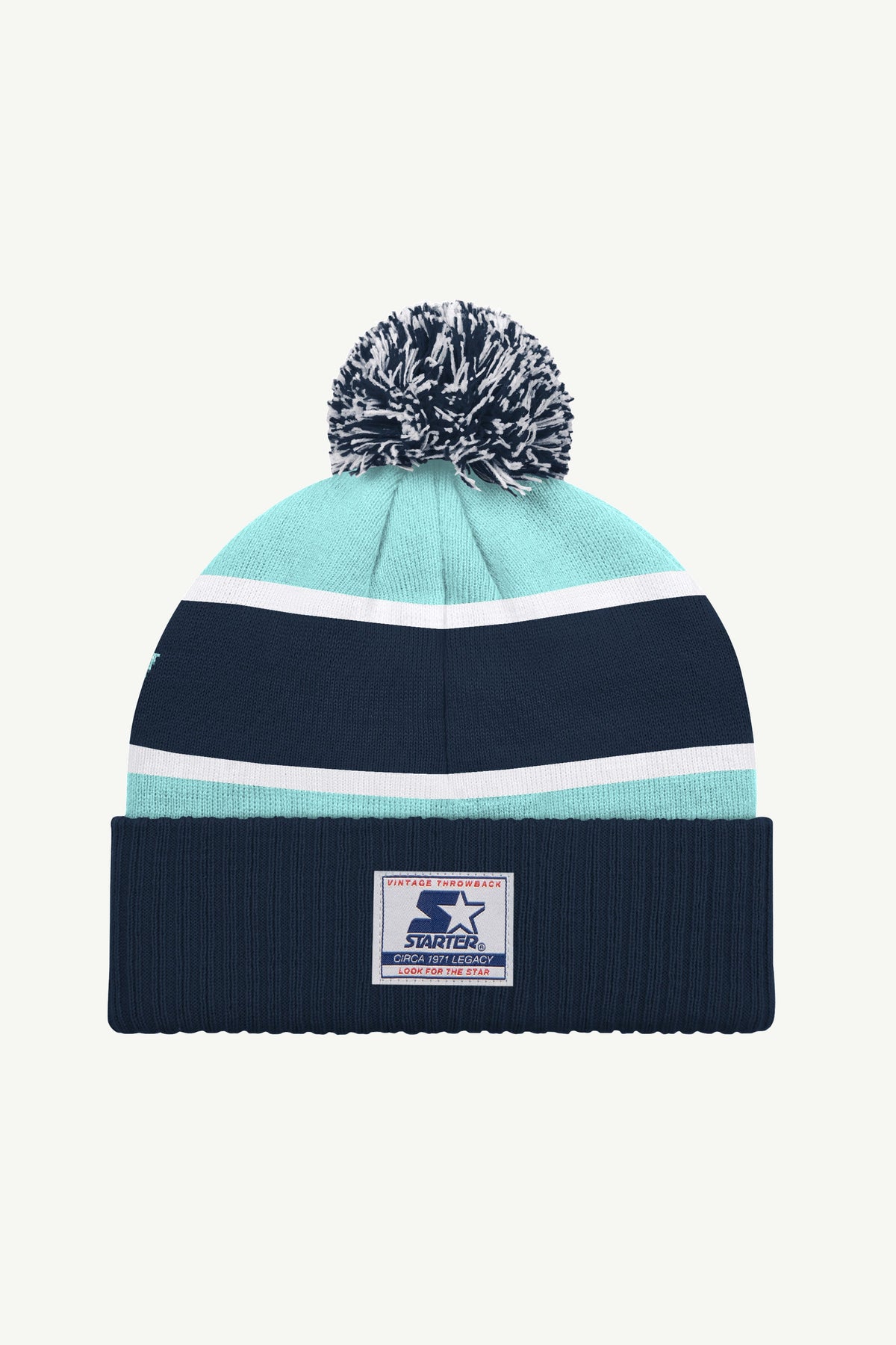SEATTLE KRAKEN POM BEANIE