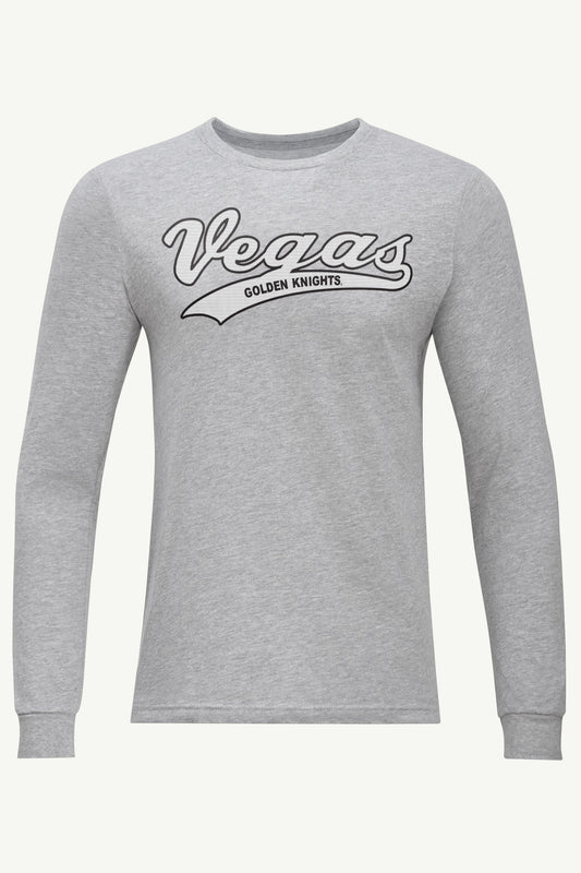 MENS LAS VEGAS GOLDEN KNIGHTS TAILSWEEP LONG SLEEVE T SHIRT