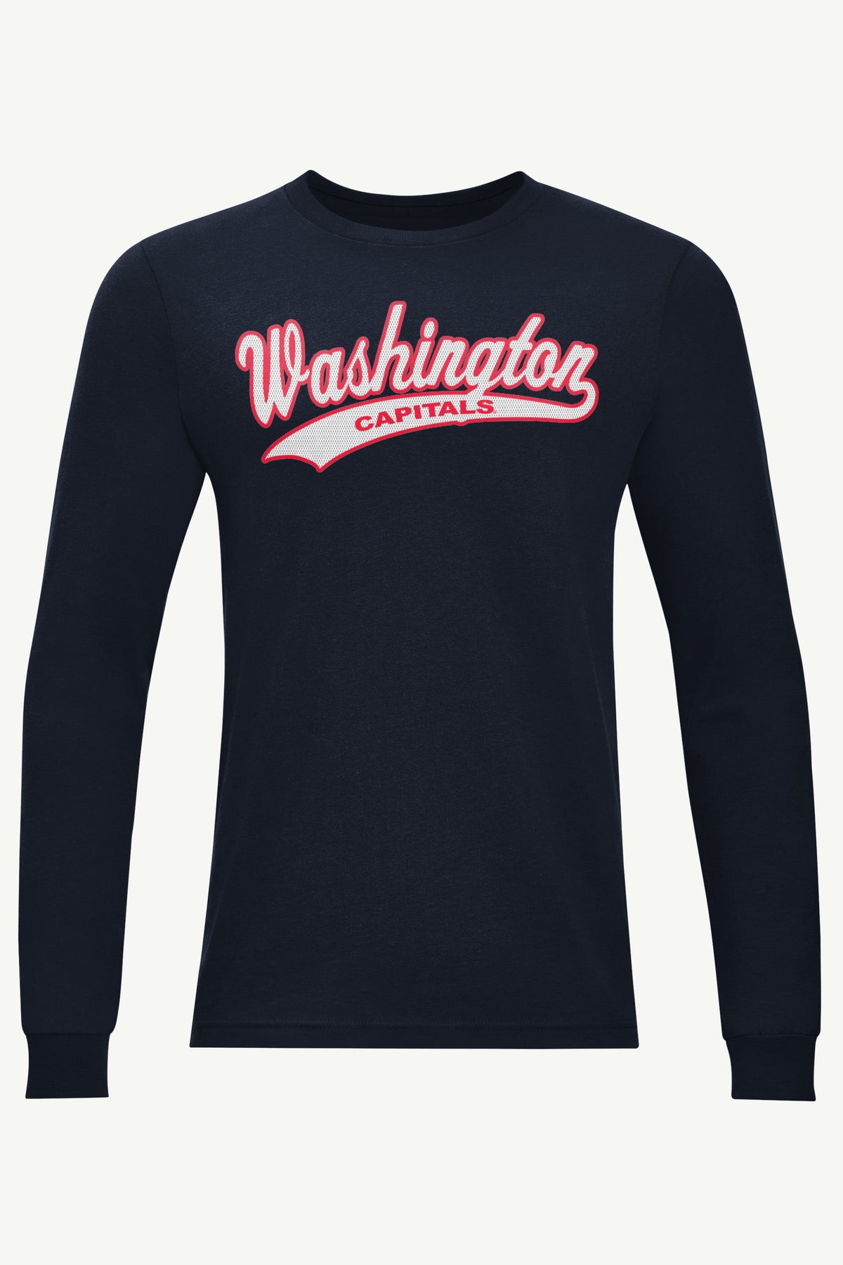 MENS WASHINGTON CAPITALS TAILSWEEP LONG SLEEVE T SHIRT