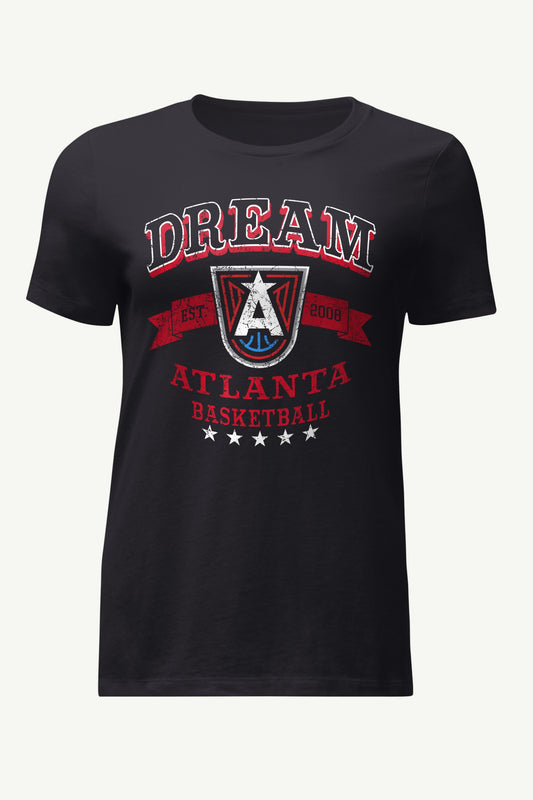 WOMENS WNBA ATLANTA DREAM BLEACHERS & BANNER T SHIRT