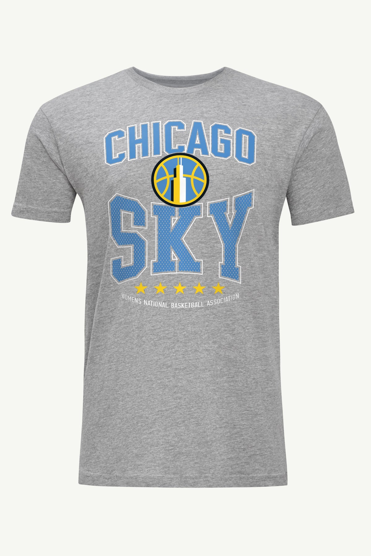 MENS WNBA CHICAGO SKY CENTER SQUEEZE T SHIRT