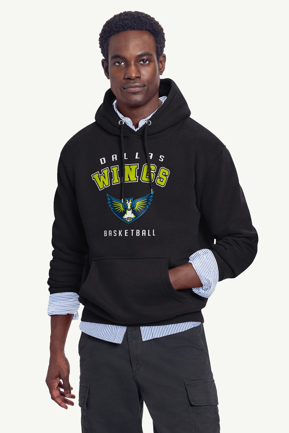 MENS DALLAS WINGS LOGO HOODIE