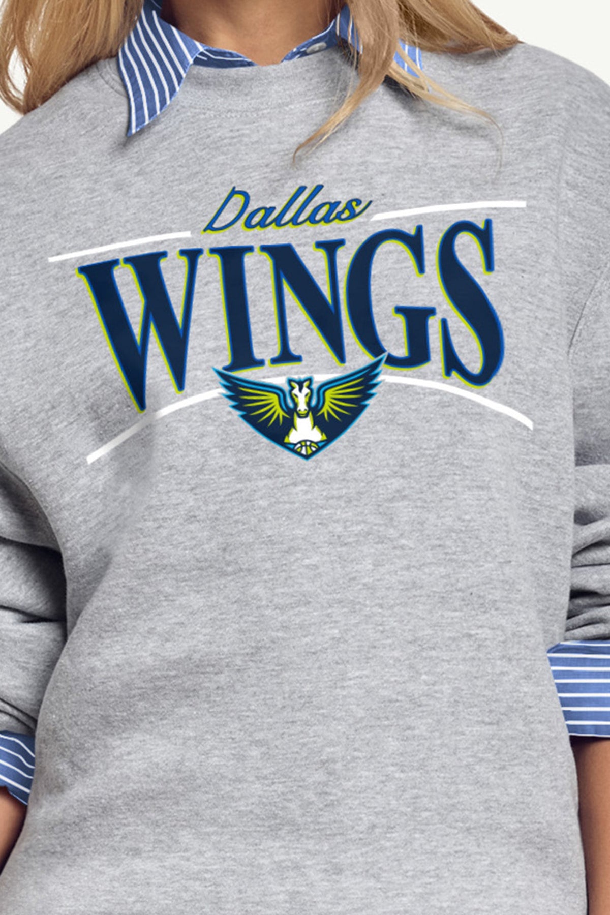 WOMENS WNBA DALLAS WINGS ARCH SWEATSHIRT