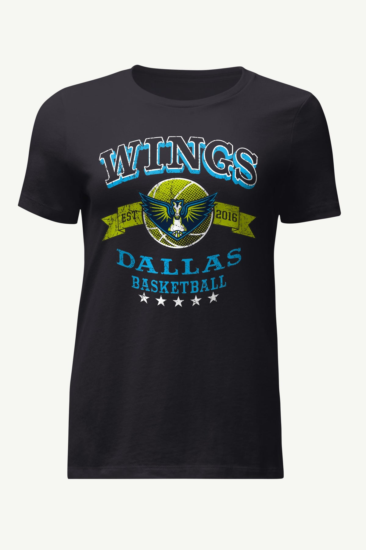 WOMENS WNBA DALLAS WINGS BLEACHERS & BANNER T SHIRT