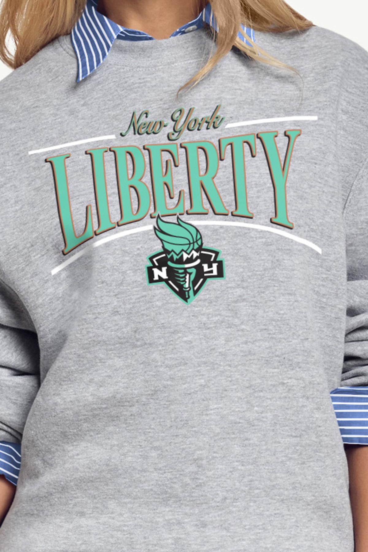 WOMENS WNBA NEW YORK LIBERTY ARCH SWEATSHIRT
