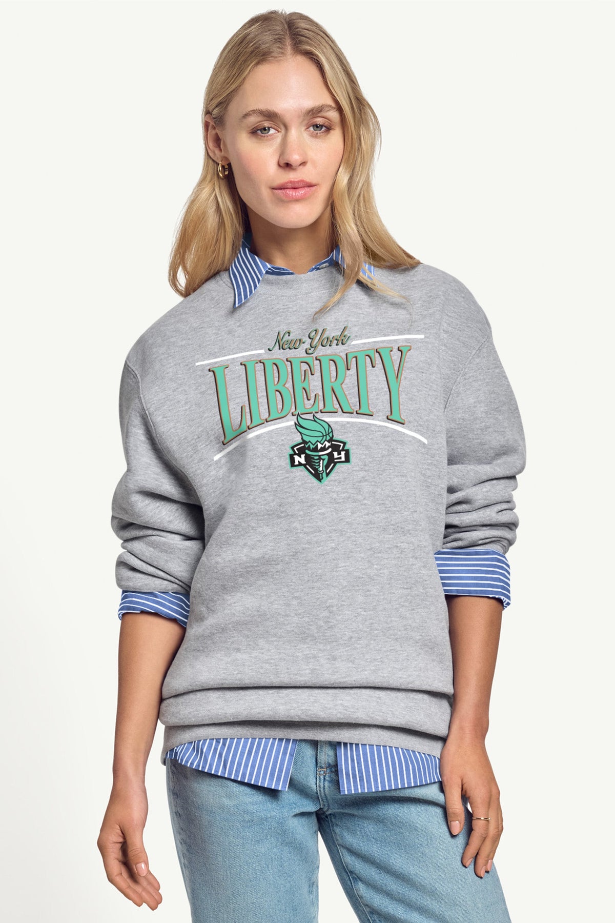 WOMENS WNBA NEW YORK LIBERTY ARCH SWEATSHIRT