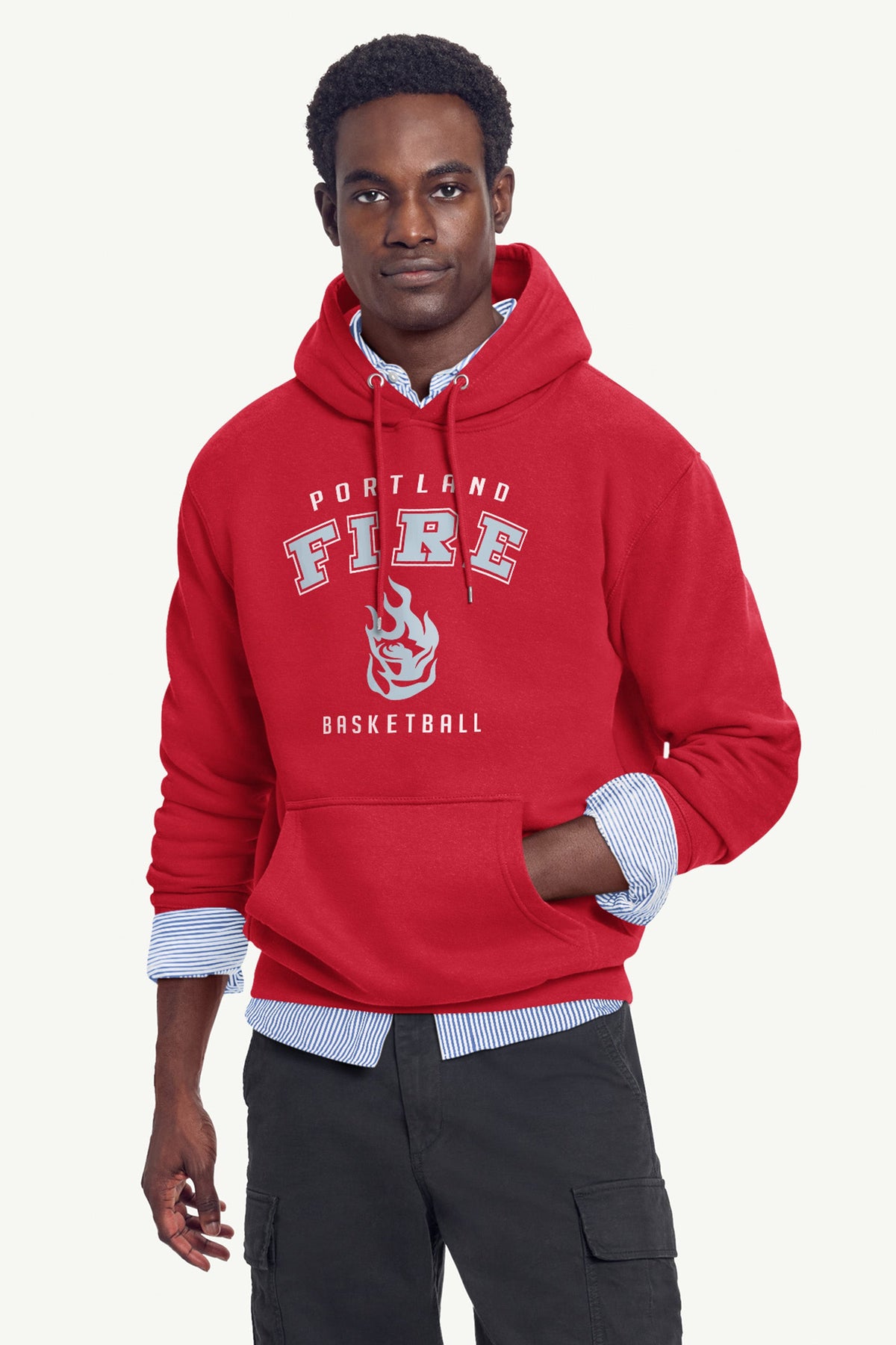 MENS PORTLAND FIRE LOGO HOODIE
