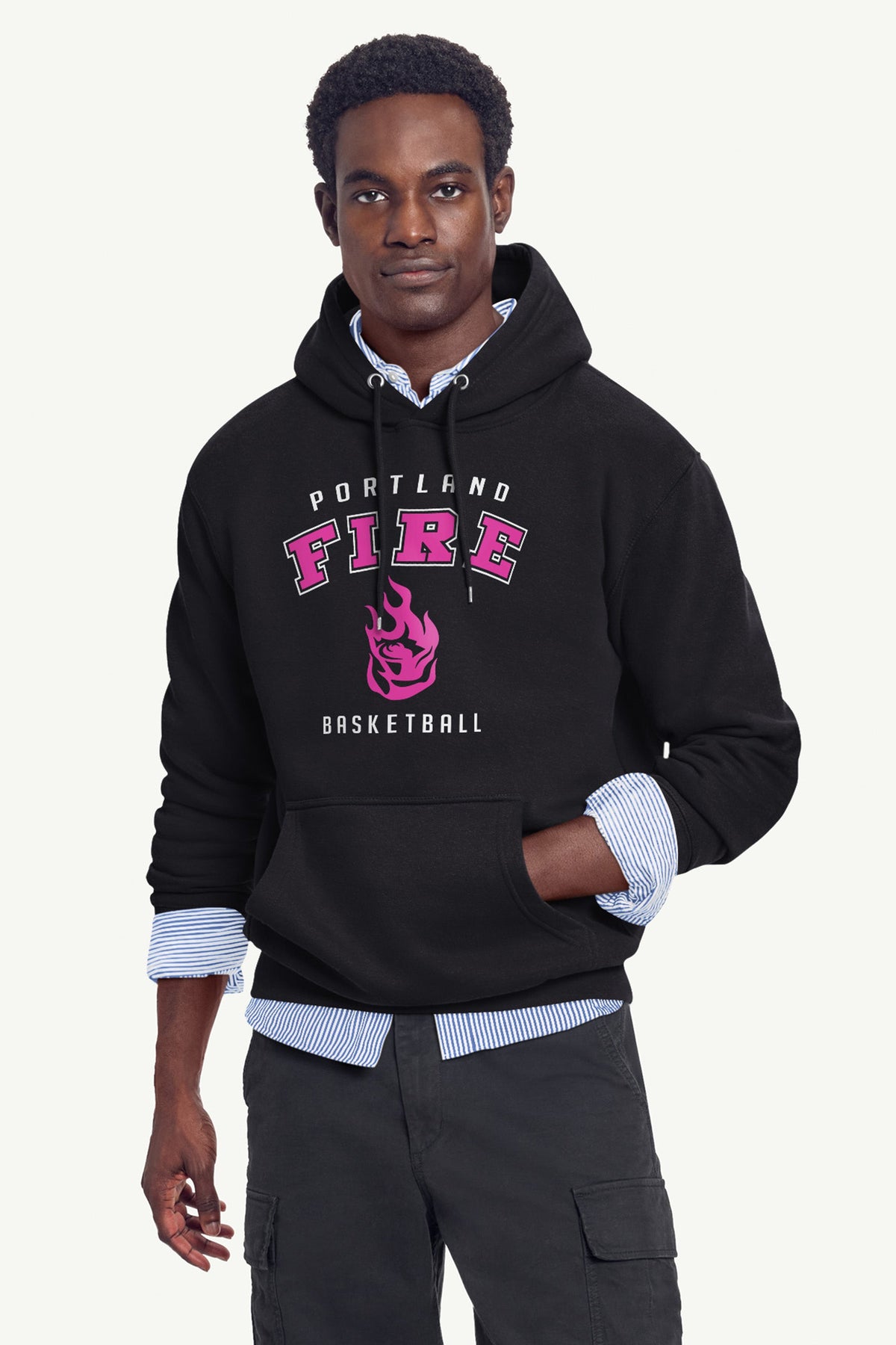 MENS PORTLAND FIRE LOGO HOODIE