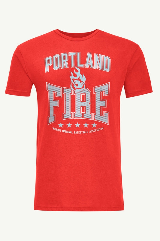 MENS WNBA PORTLAND FIRE CENTER SQUEEZE T SHIRT