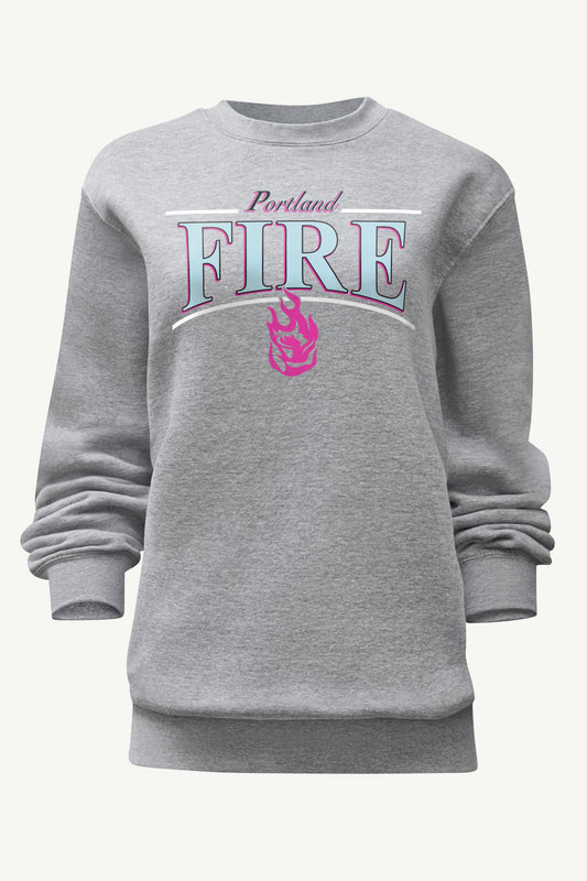 WOMENS WNBA PORTLAND FIRE ARCH SWEATSHIRT