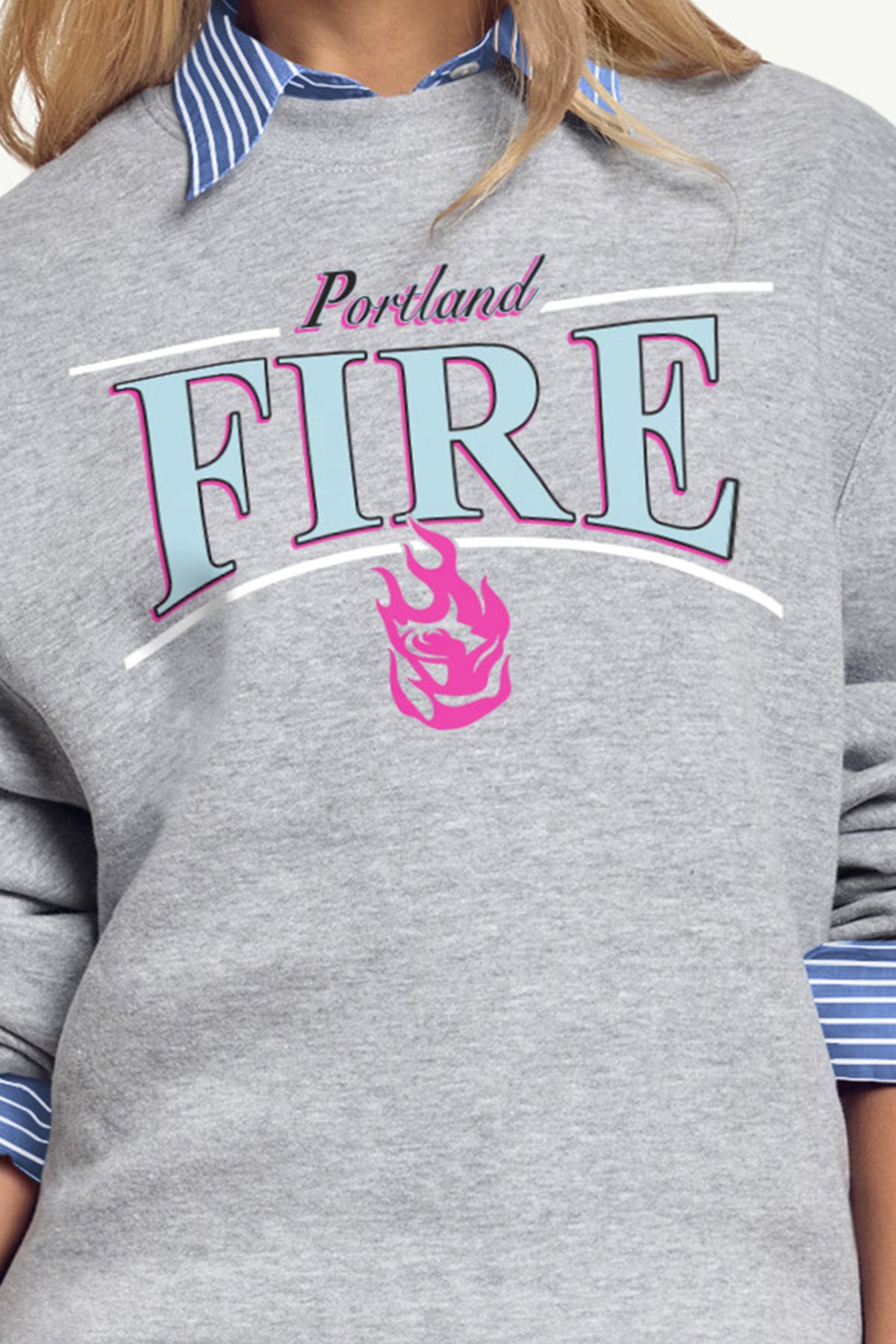 WOMENS WNBA PORTLAND FIRE ARCH SWEATSHIRT