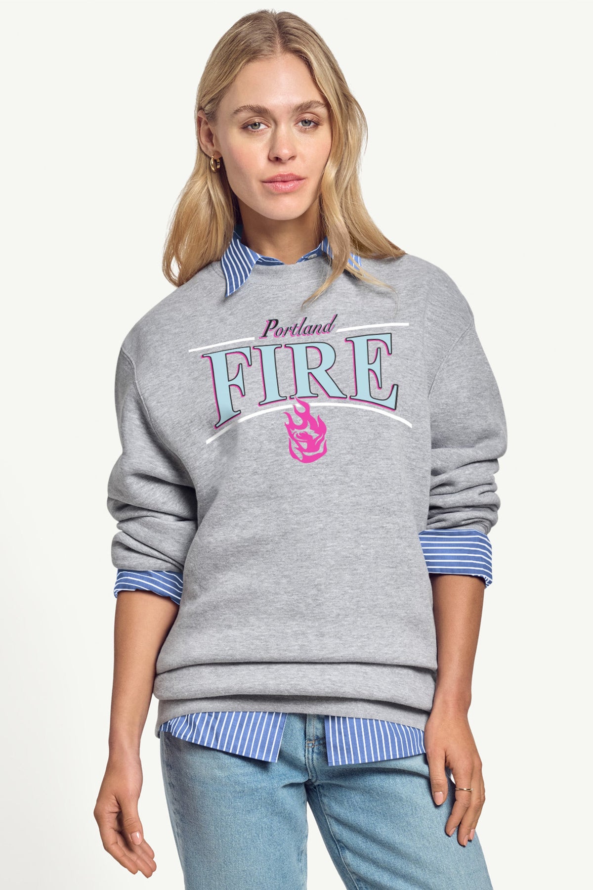WOMENS WNBA PORTLAND FIRE ARCH SWEATSHIRT