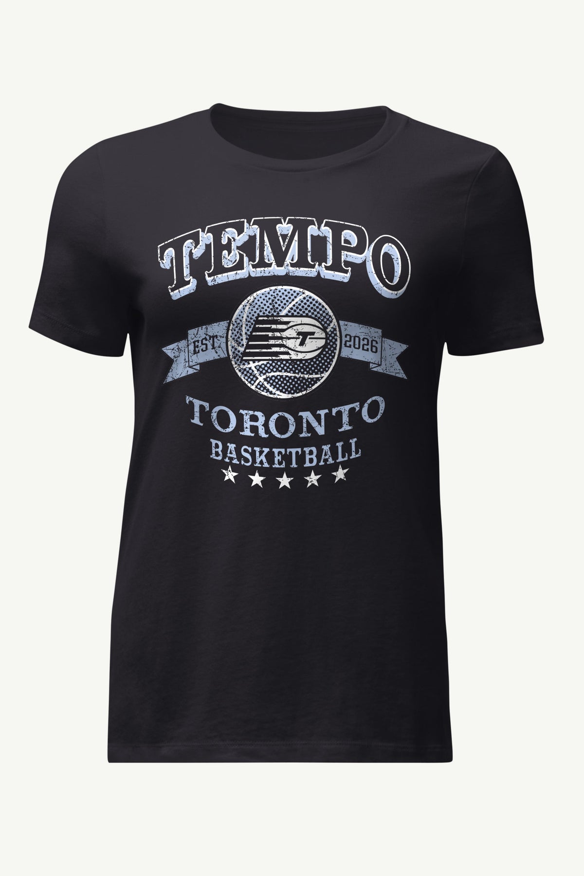 WOMENS WNBA TORONTO TEMPO BLEACHERS & BANNER T SHIRT