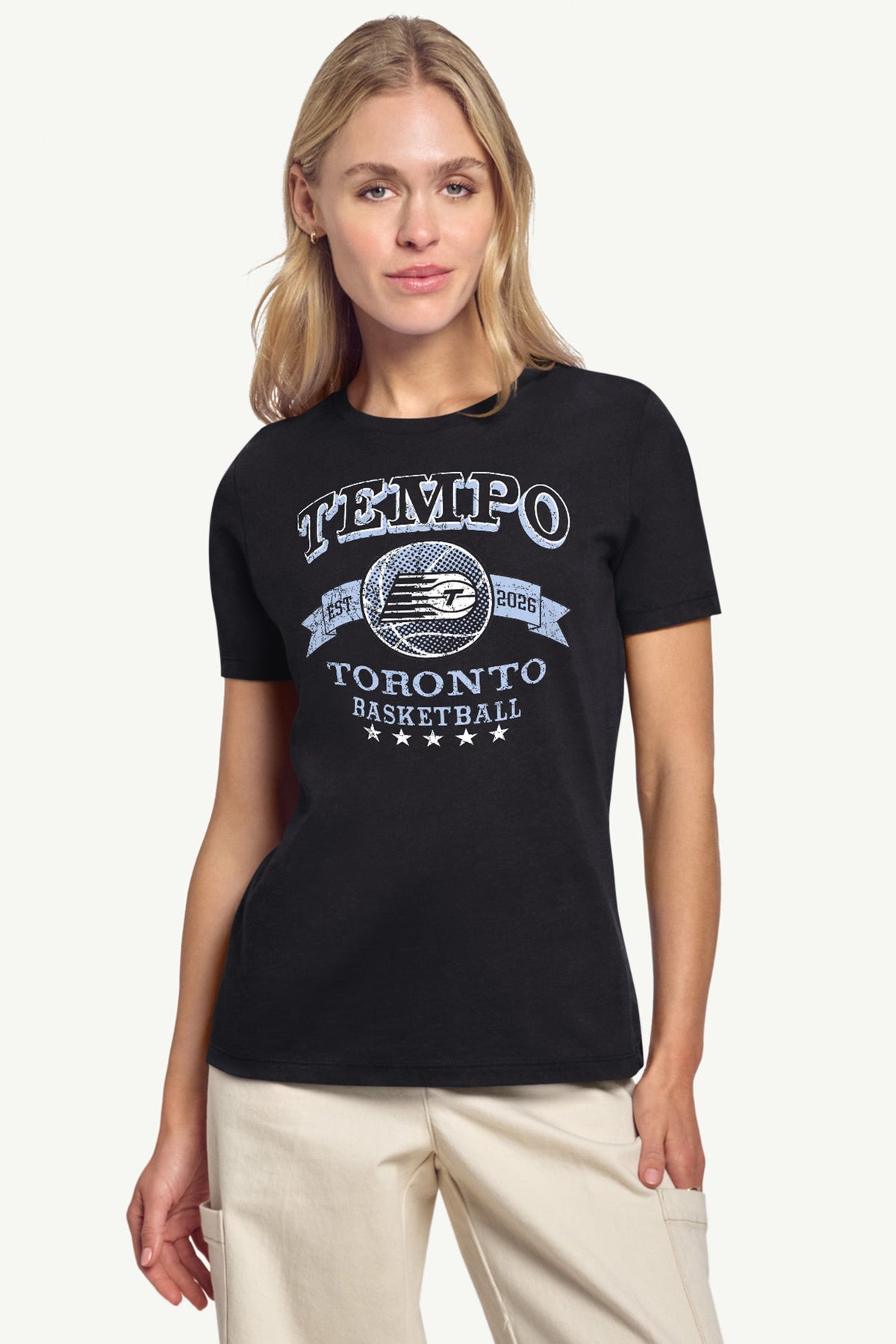 WOMENS WNBA TORONTO TEMPO BLEACHERS & BANNER T SHIRT