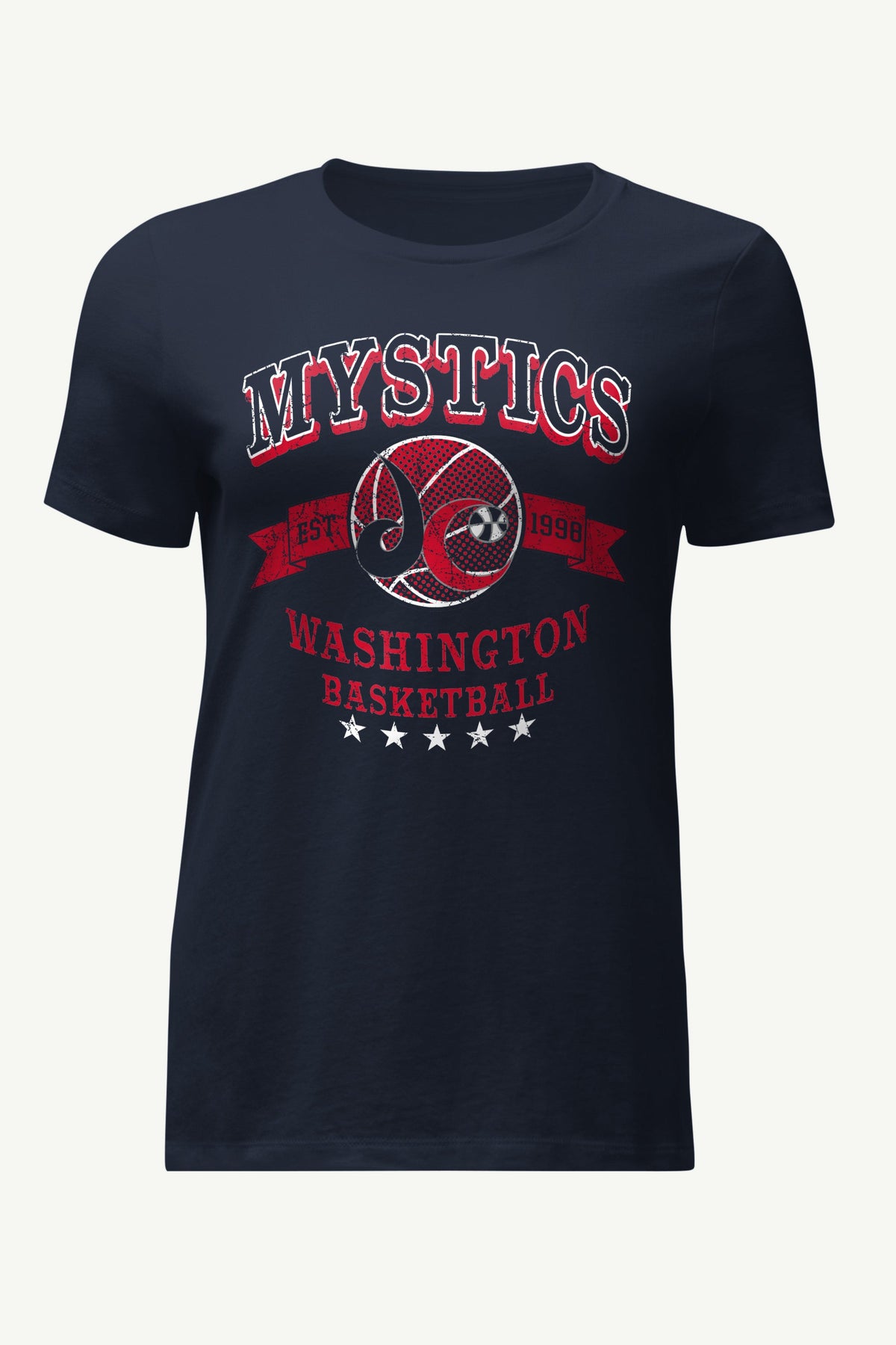WOMENS WNBA WASHINGTON MYSTICS  BLEACHERS & BANNER T SHIRT