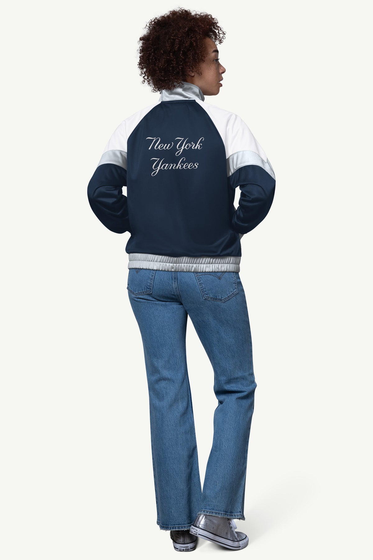 WOMENS NEW YORK YANKEES TEAMWORK TRACK JACKET