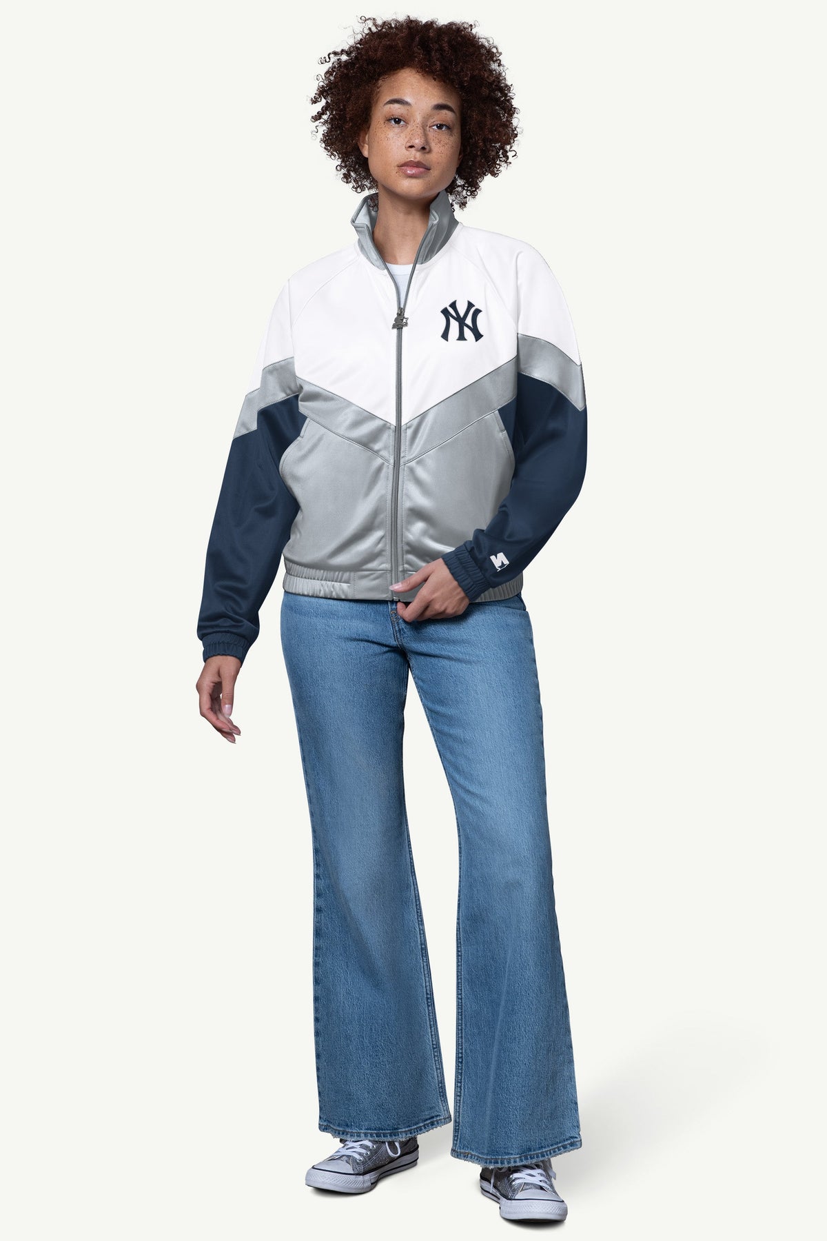 WOMENS NEW YORK YANKEES TEAMWORK TRACK JACKET