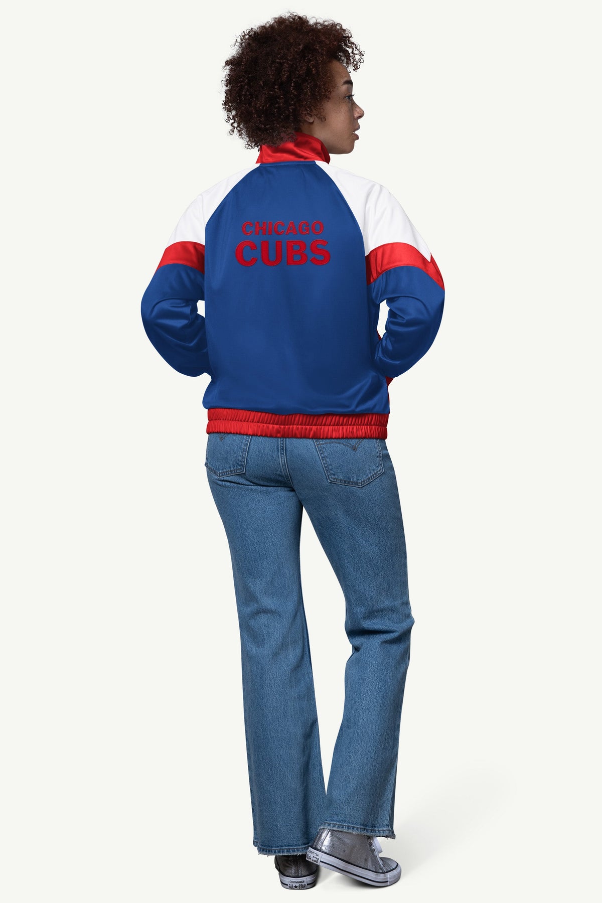 WOMENS CHICAGO CUBS TEAMWORK TRACK JACKET