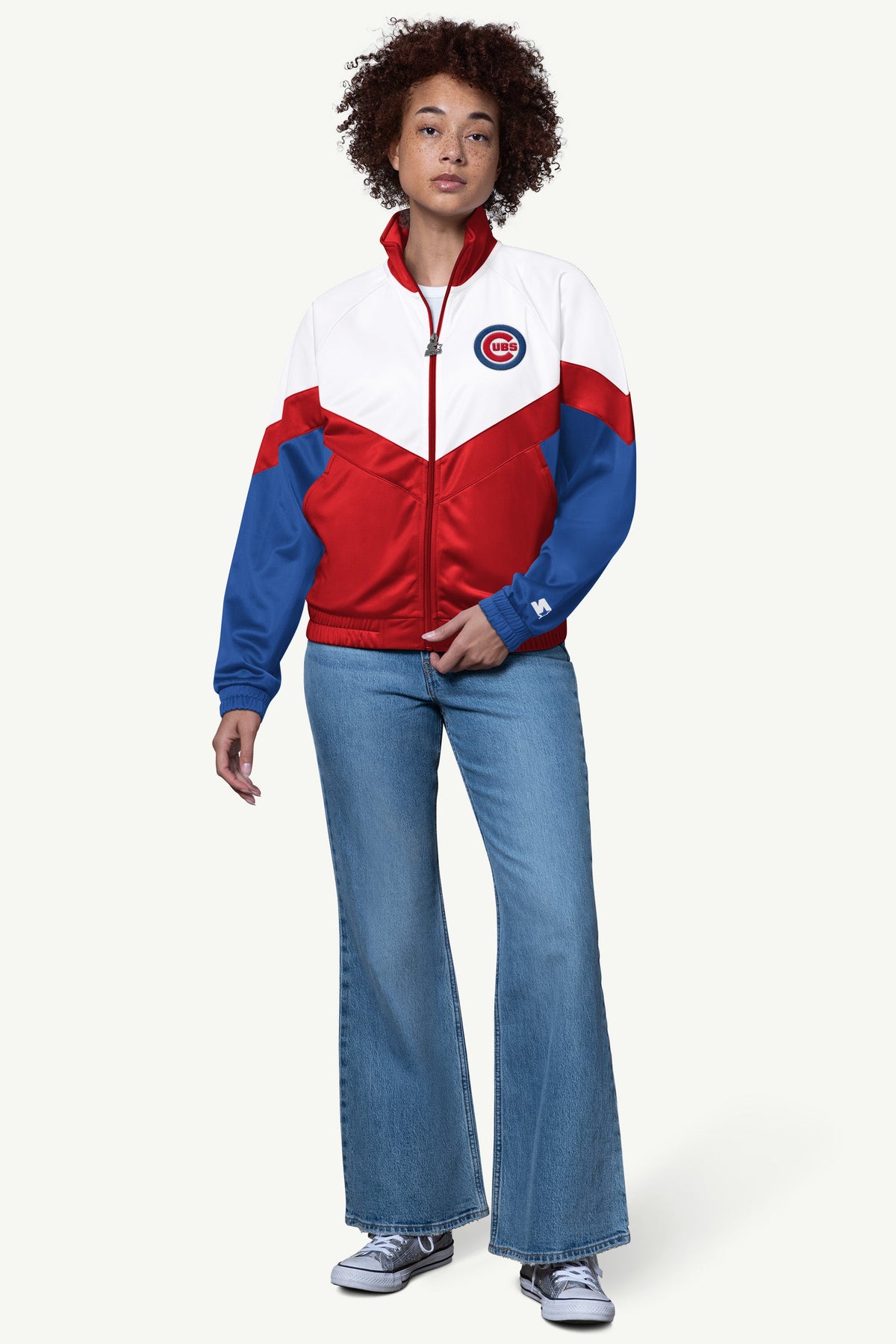 WOMENS CHICAGO CUBS TEAMWORK TRACK JACKET