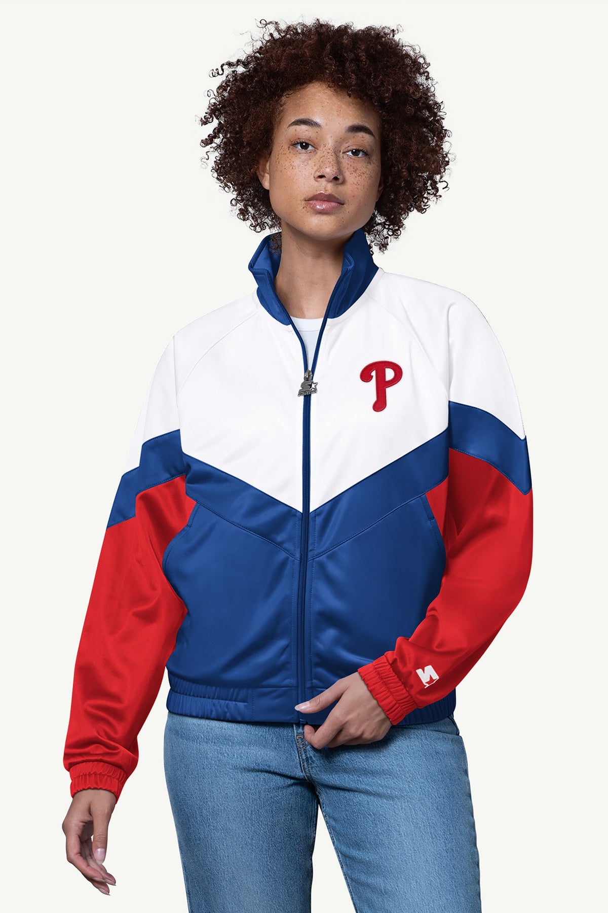 WOMENS PHILADELPHIA PHILLIES TEAMWORK TRACK JACKET