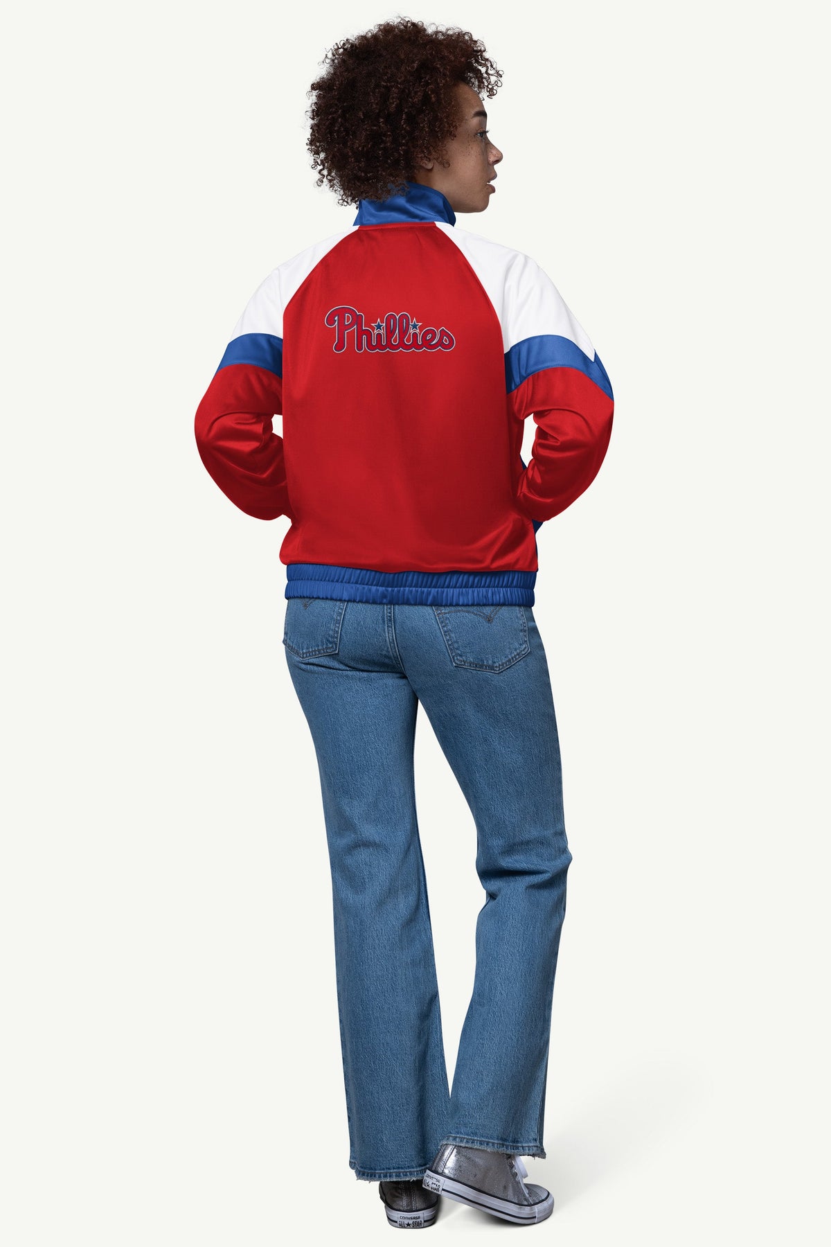 WOMENS PHILADELPHIA PHILLIES TEAMWORK TRACK JACKET