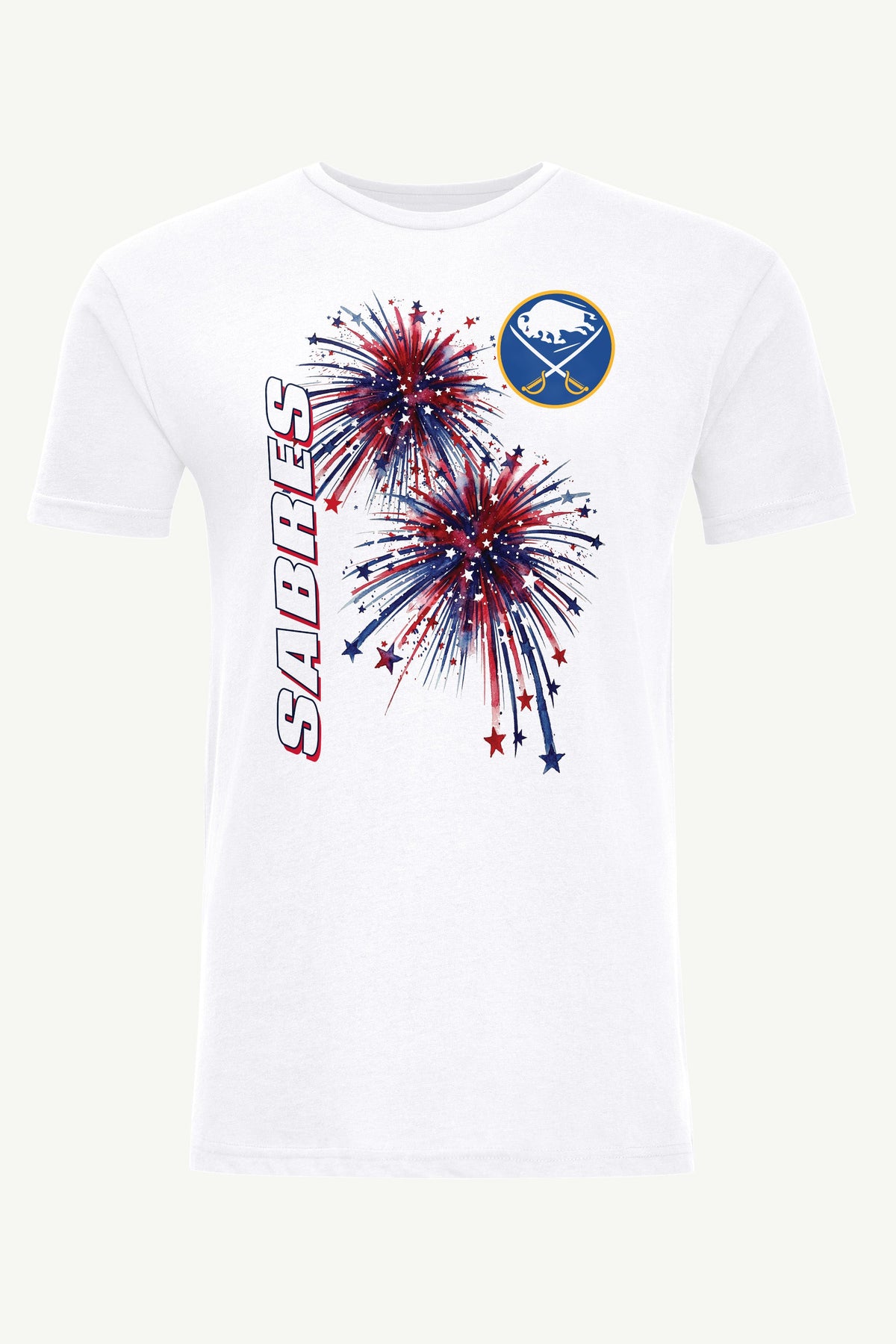 MENS BUFFALO SABRES AMERICAN SPARKS SHORT SLEEVE T SHIRT