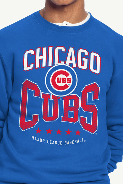 MENS CHICAGO CUBS CENTER SQUEEZE SWEATSHIRT