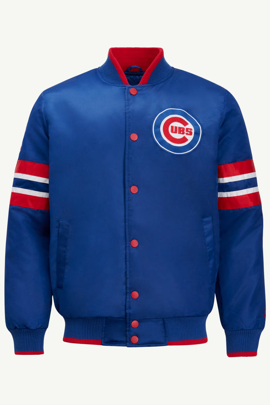 MENS CHICAGO CUBS SATIN JACKET
