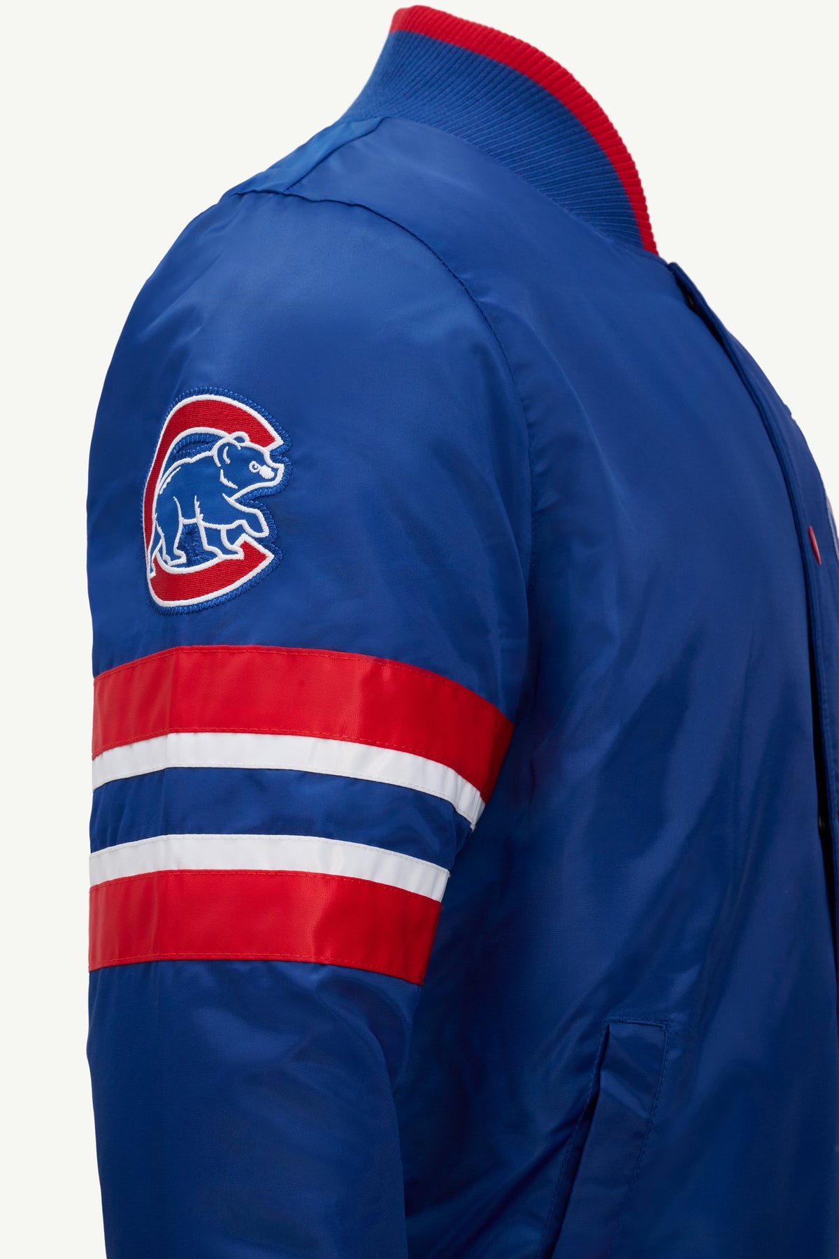 MENS CHICAGO CUBS SATIN JACKET