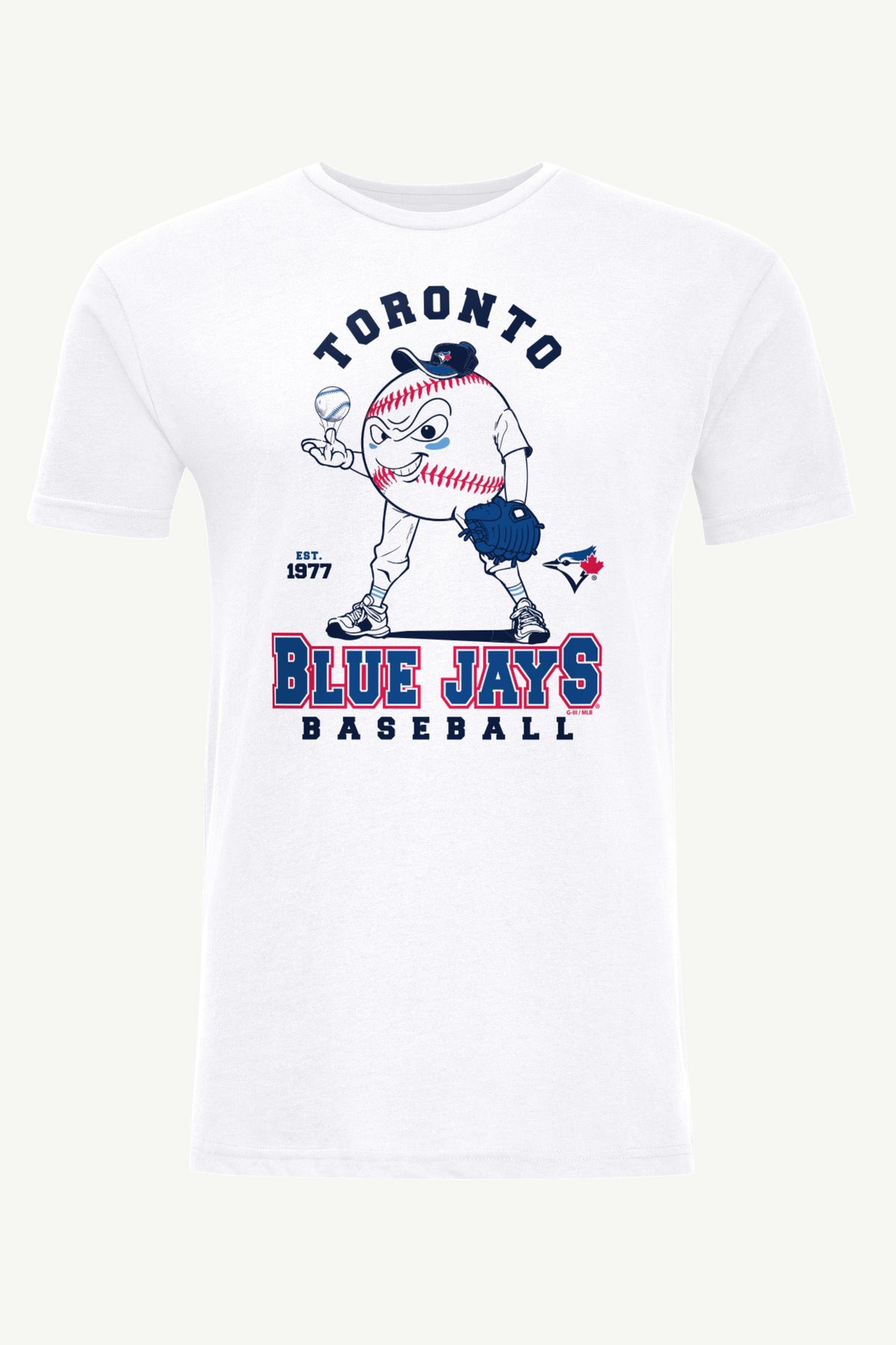 MENS TORONTO BLUE JAYS BASEBALL CHARACTER SHORT SLEEVE T SHIRT