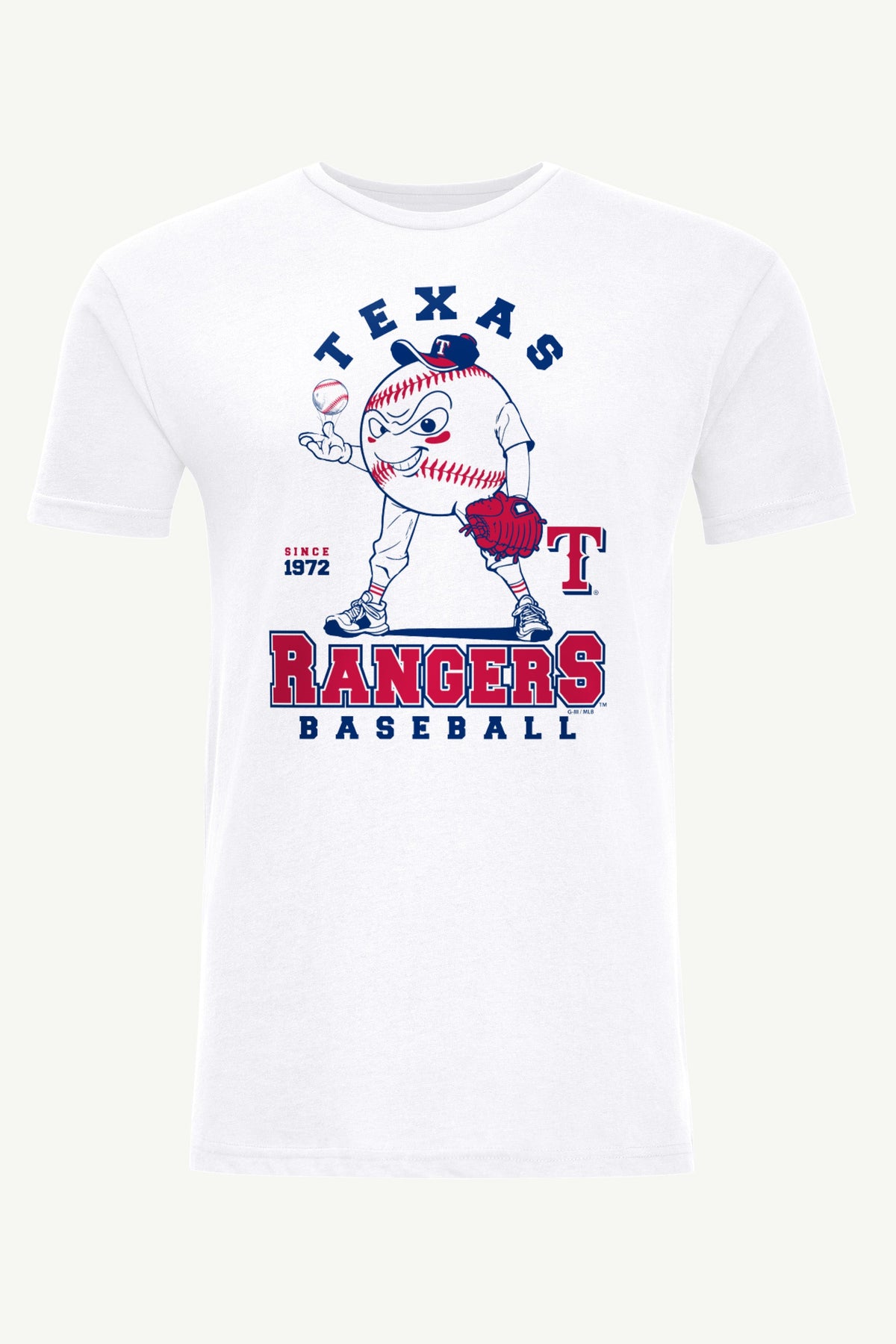 MENS TEXAS RANGERS BASEBALL CHARACTER SHORT SLEEVE T SHIRT